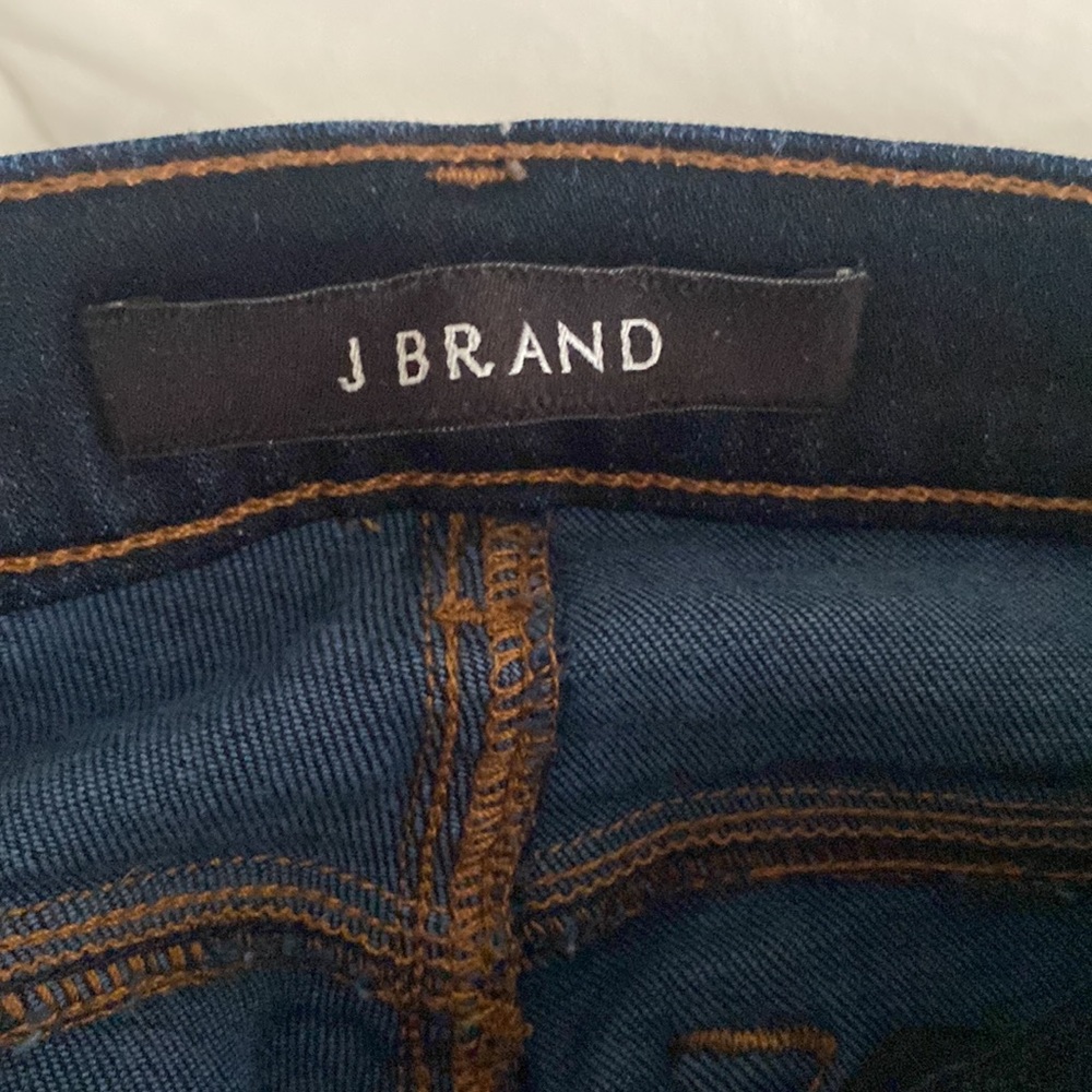J brand dark denim stretchy jeans - Picture 2 of 3